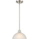 Amberle 1 Light 9.5 inch Brushed Nickel Indoor Pendant Ceiling Light